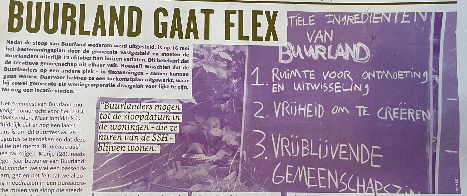 buurland gaat flex